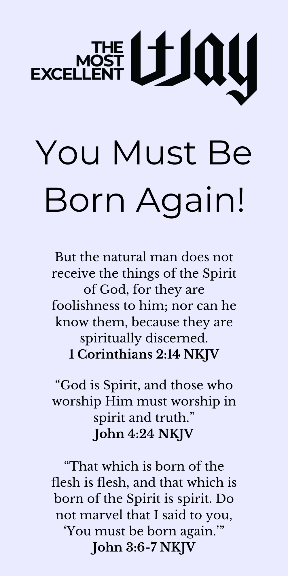 Born Again Brochure - PDF, Electronic Version