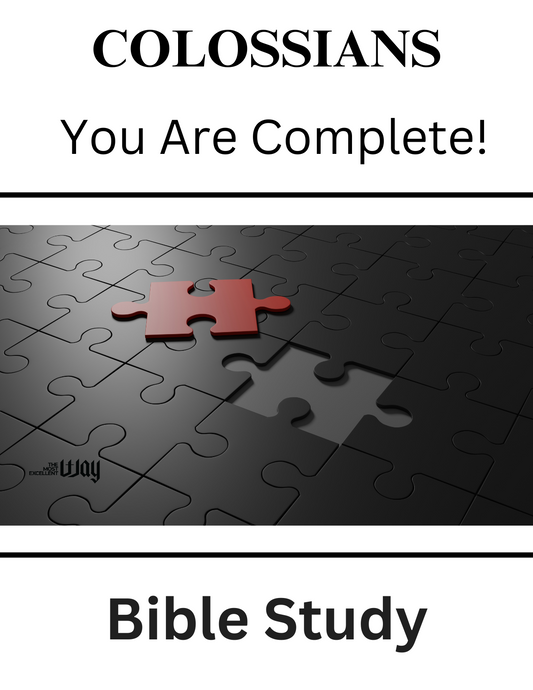 Bible Study - Colossians - PDF, Electronic Version