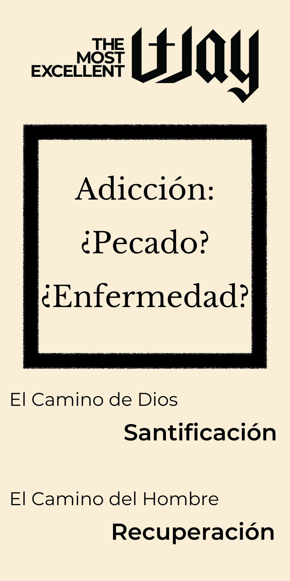 Spanish - Addiction: Sin or Disease Brochure - Physical Copy Bundles