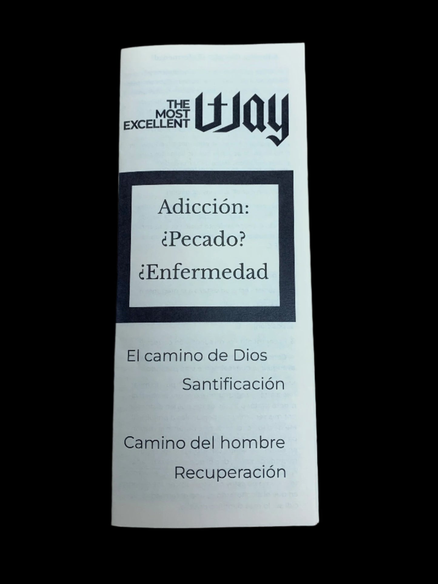 Spanish - Addiction, Sin or Disease Brochure: PDF, electronic version