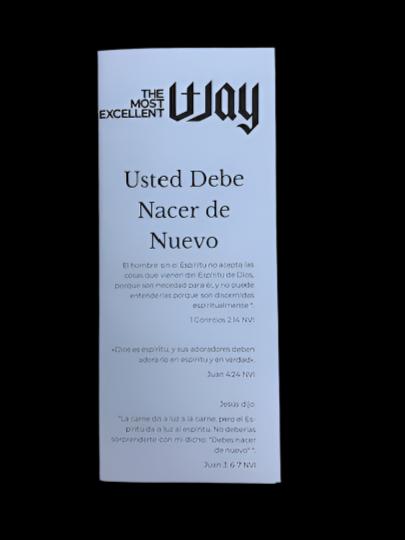 Spanish - Born Again Brochure - physical bundles