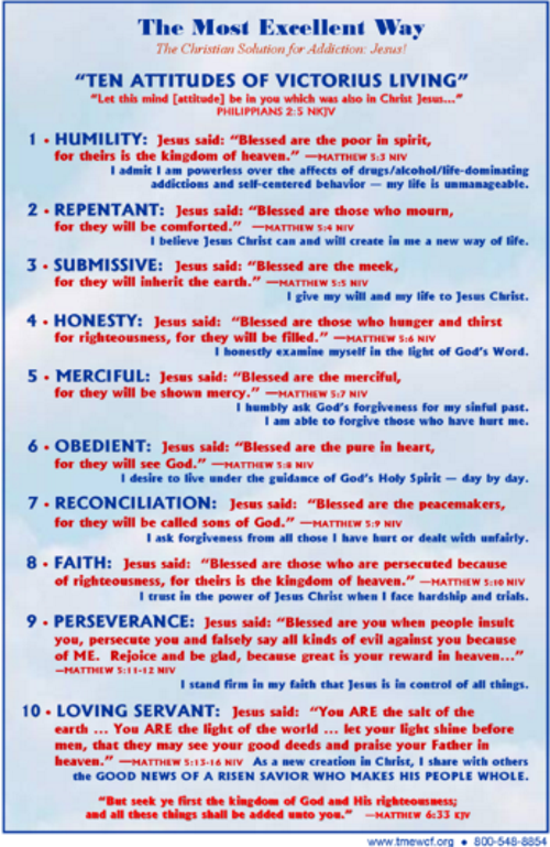 10 Attitudes Poster - PDF, Electronic Version