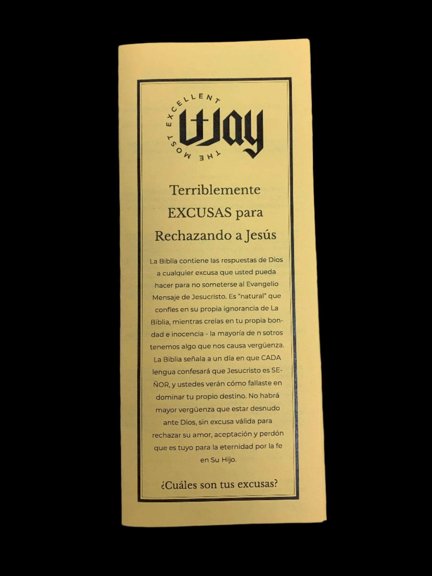 Spanish Deadly Excuses Brochure - PDF, electronic copy