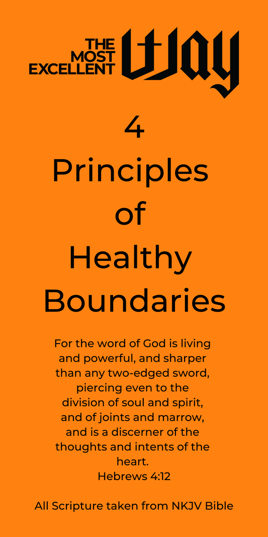 4 Principles of Healthy Boundaries Brochure - Physical Copy Bundles