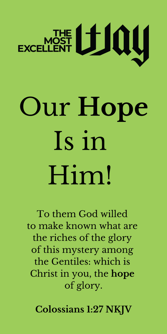 Hope Brochure - PDF, Electronic Version