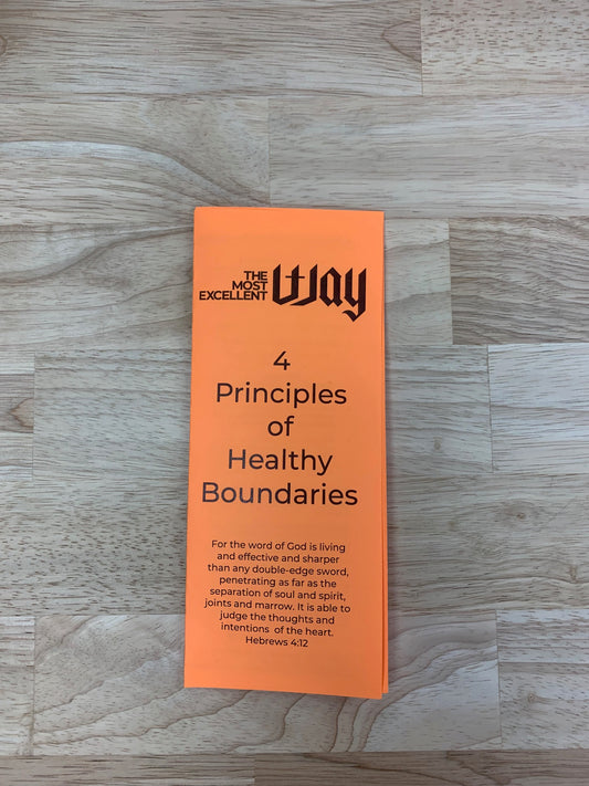 4 Principles of Healthy Boundaries Brochure: Physical Copies Bundles