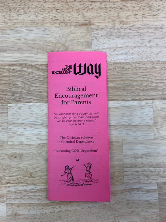 Biblical Encouragement for Parents Brochure - PDF, electronic copy