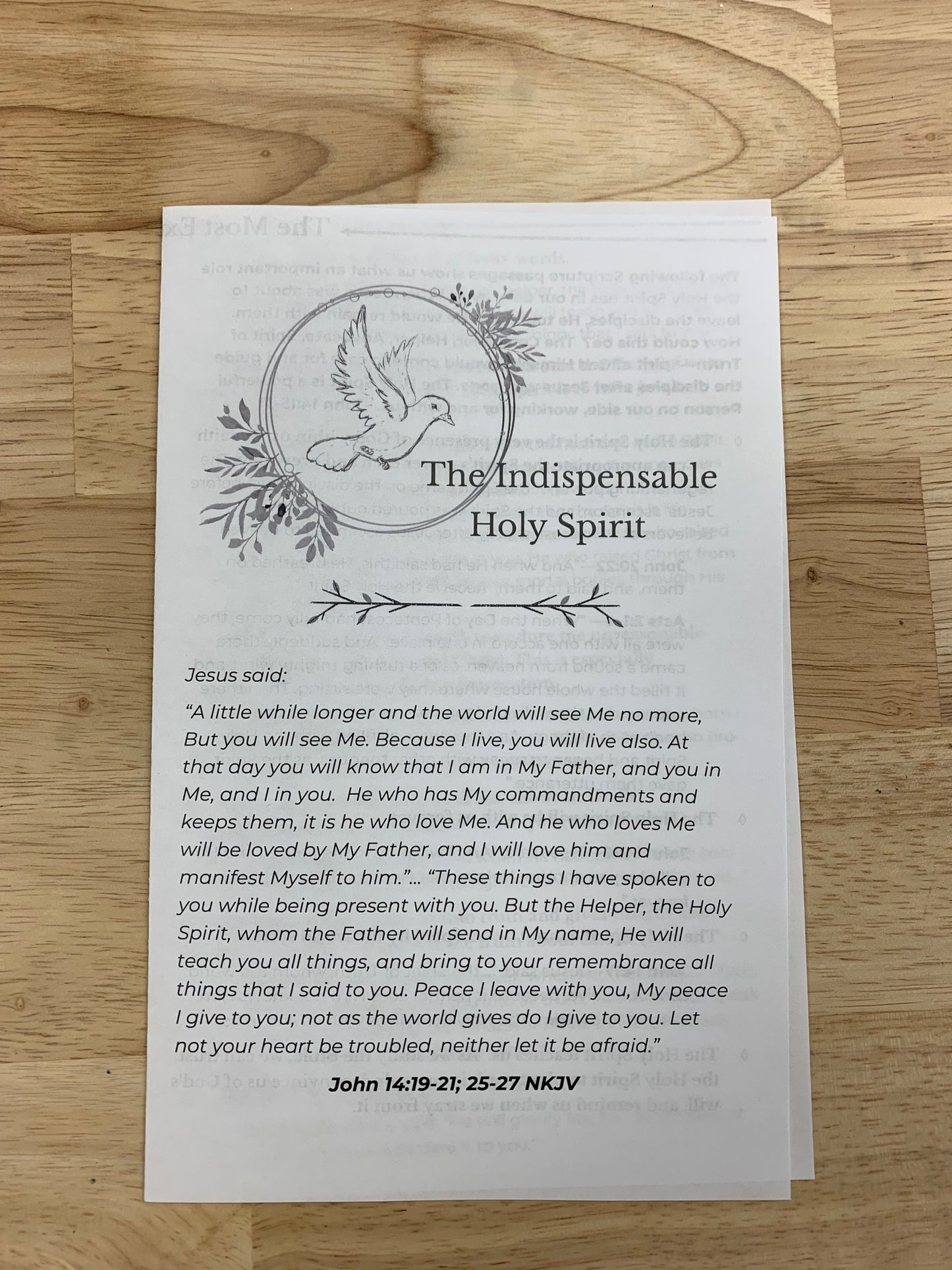 Indispensable Holy Spirit Brochure: Physical Copy Bundle