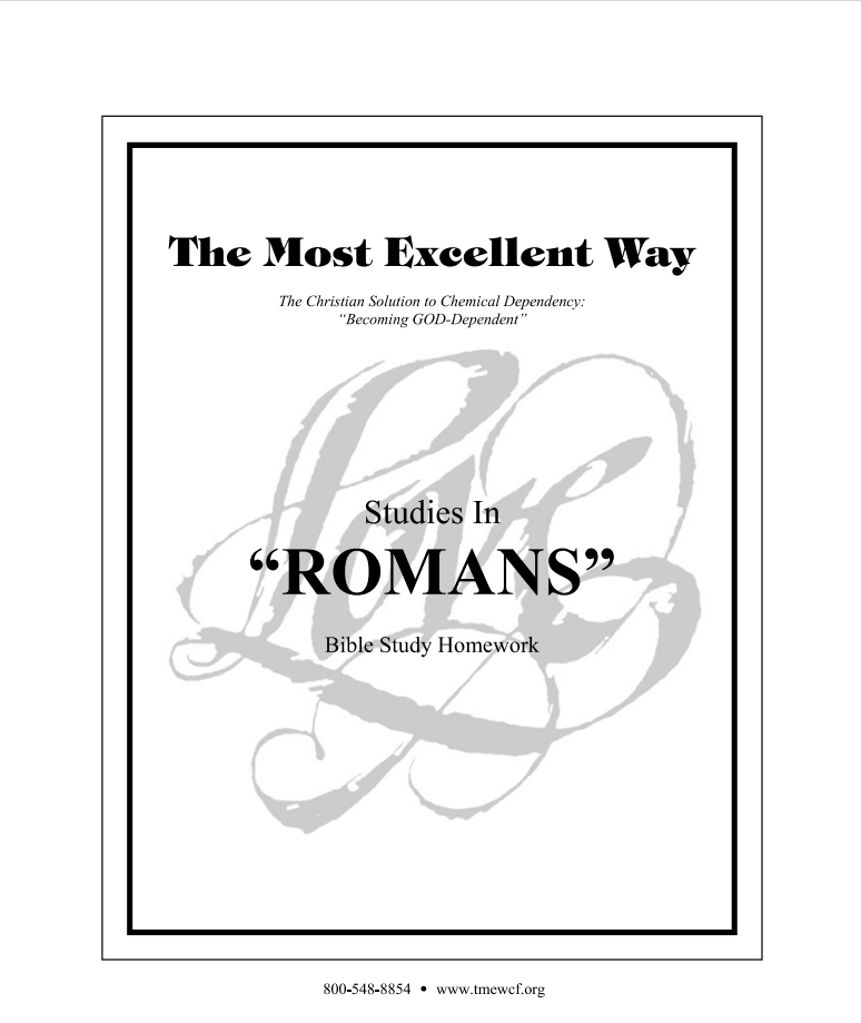 Bible Study - Romans - PDF Download – TMEW Resources