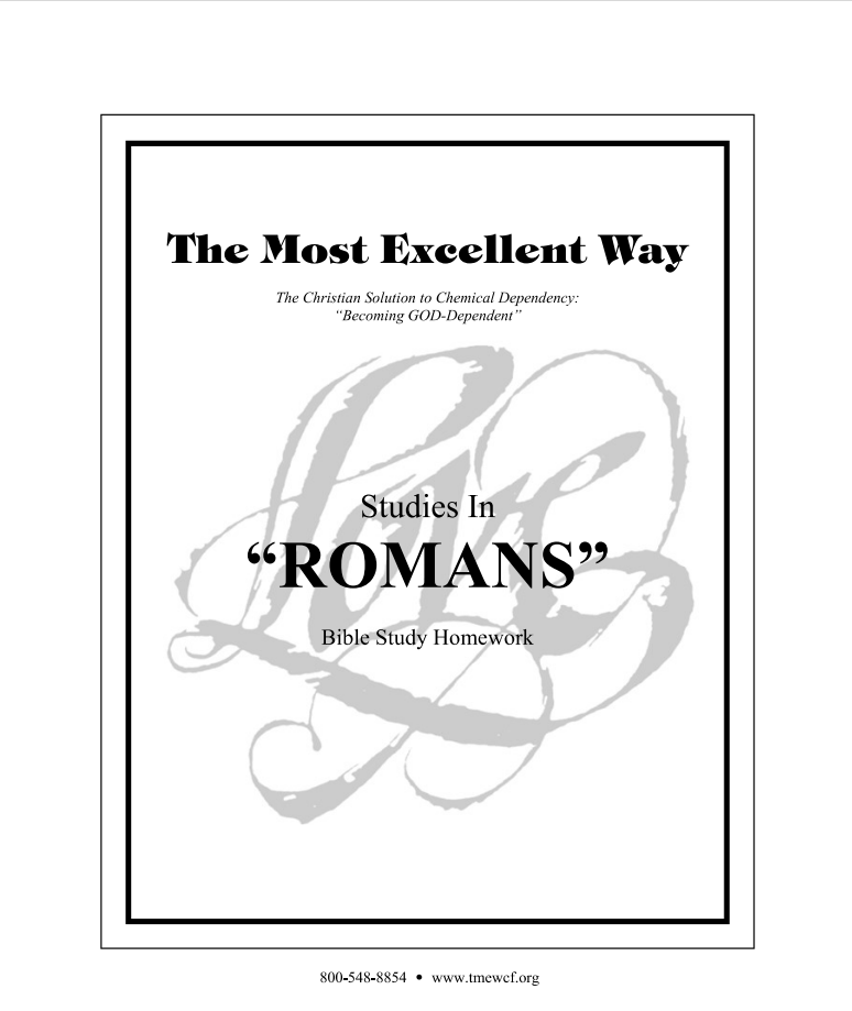 Bible Study - Romans - PDF download
