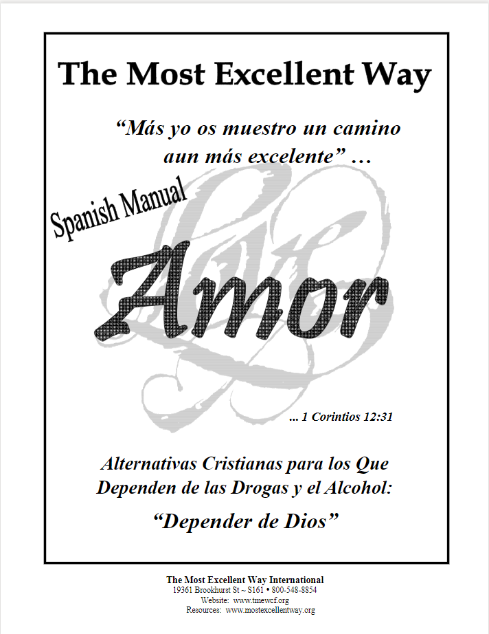 Most Excellent Way Spanish - TMEW Manual - Physical Copy – TMEW Resources