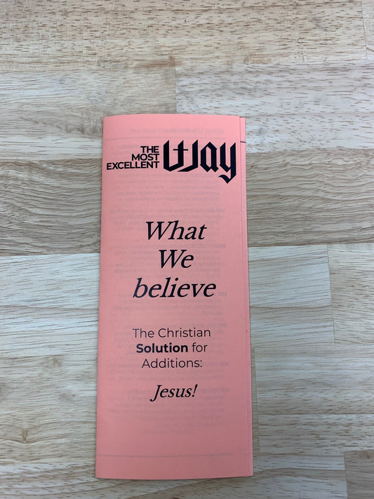 What We Believe Brochure - PDF, electronic version